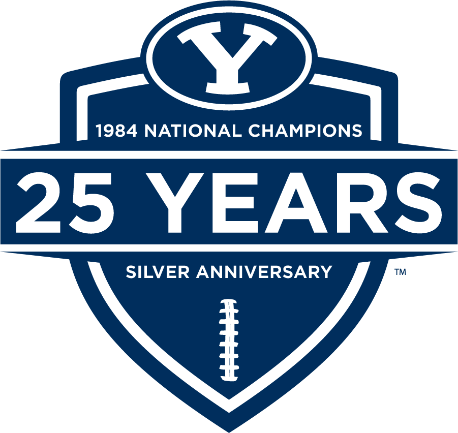 Brigham Young Cougars 2009 Anniversary Logo diy iron on heat transfer